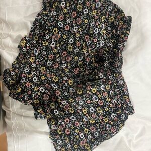 Floral Ruffle Shorts